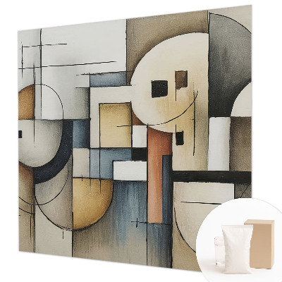 Bildtapete mit geometrischem Harmoniemuster
