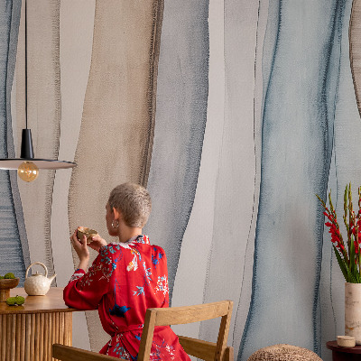 Vlies-Fototapete fürs Schlafzimmer Abstrakte Streifen