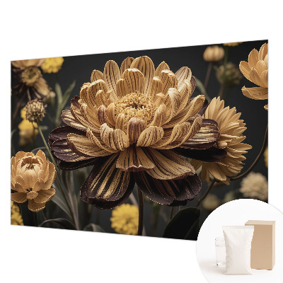 Wand-Fototapete mit floralem Motiv