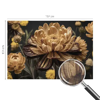 Wand-Fototapete mit floralem Motiv