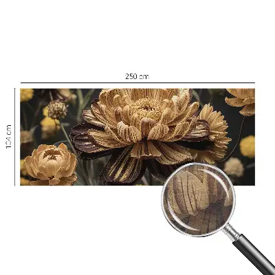 Wand-Fototapete mit floralem Motiv