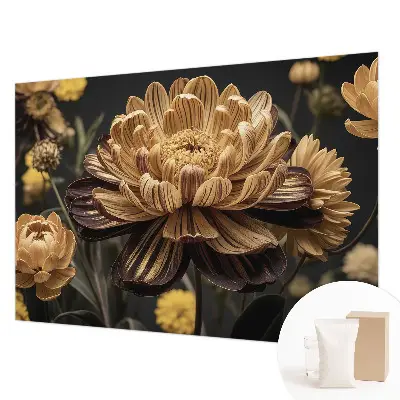 Wand-Fototapete mit floralem Motiv