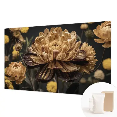 Wand-Fototapete mit floralem Motiv