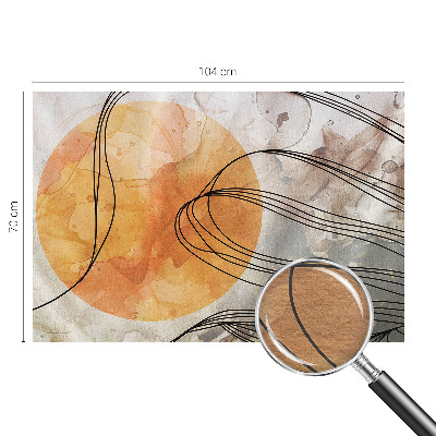 Fototapete fürs Wohnzimmer Harmonische Abstraktion