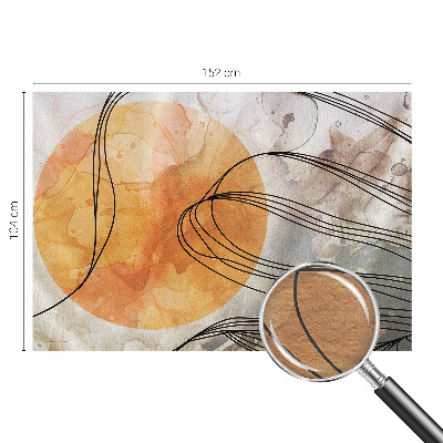 Fototapete fürs Wohnzimmer Harmonische Abstraktion