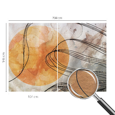 Fototapete fürs Wohnzimmer Harmonische Abstraktion