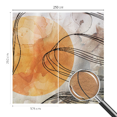 Fototapete fürs Wohnzimmer Harmonische Abstraktion