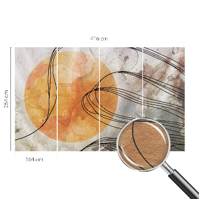 Fototapete fürs Wohnzimmer Harmonische Abstraktion