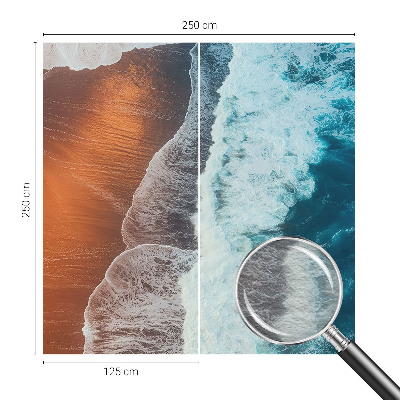 Dekorative Wand-Fototapete mit dem Motiv „Marine Symbiose”