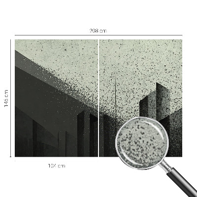 Wandtapete Stadtgeometrie