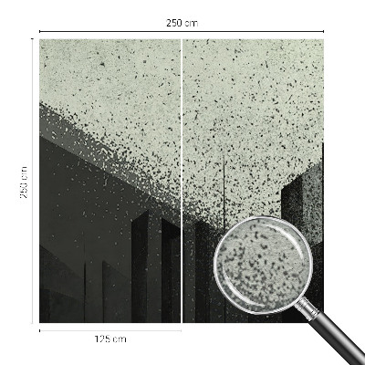 Wandtapete Stadtgeometrie