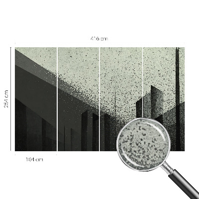 Wandtapete Stadtgeometrie