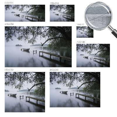 Fototapete fürs Schlafzimmer Ein ruhiger See