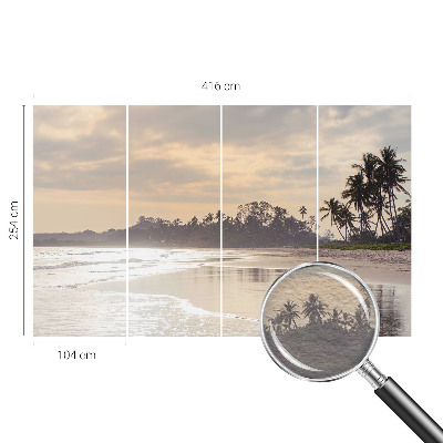 Fototapete fürs Wohnzimmer Strandmorgen