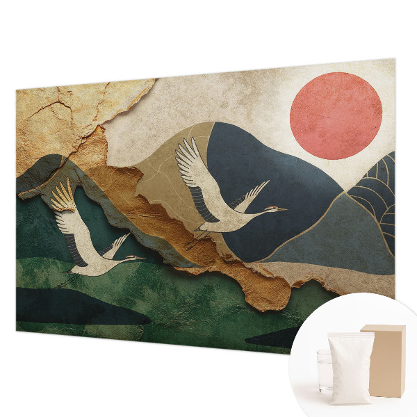 Fototapete fürs Kinderzimmer Kraniche des Ostens