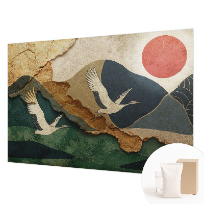 Fototapete fürs Kinderzimmer Kraniche des Ostens