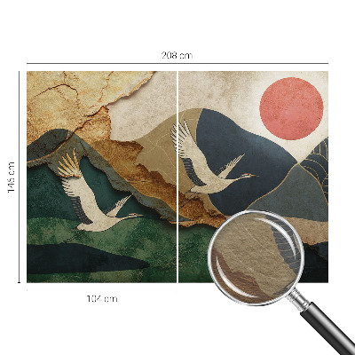 Fototapete fürs Kinderzimmer Kraniche des Ostens