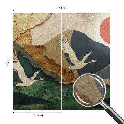 Fototapete fürs Kinderzimmer Kraniche des Ostens