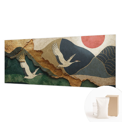 Fototapete fürs Kinderzimmer Kraniche des Ostens