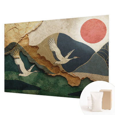 Fototapete fürs Kinderzimmer Kraniche des Ostens