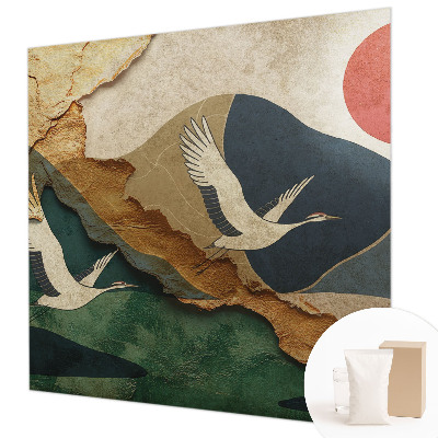 Fototapete fürs Kinderzimmer Kraniche des Ostens