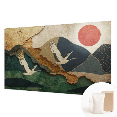 Fototapete fürs Kinderzimmer Kraniche des Ostens