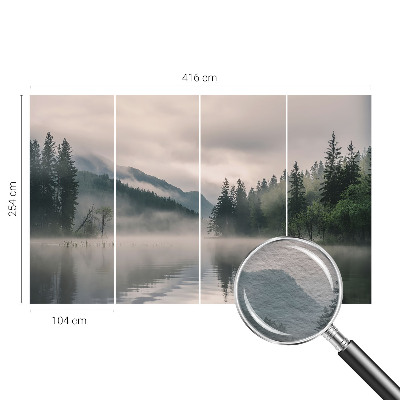 Motivtapete aus Vlies mit einem Motiv eines atmosphärischen Sees