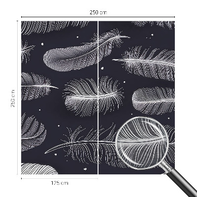 Vlies-Fototapete nach Maß Feine Federn