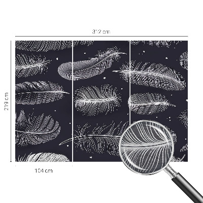 Vlies-Fototapete nach Maß Feine Federn