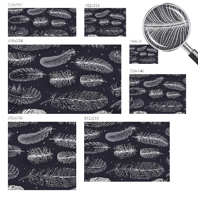 Vlies-Fototapete nach Maß Feine Federn