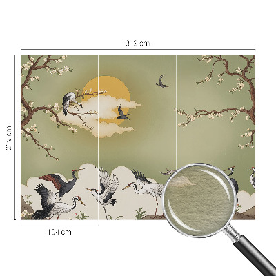 Vliestapete fürs Wohnzimmer Elegante Natur