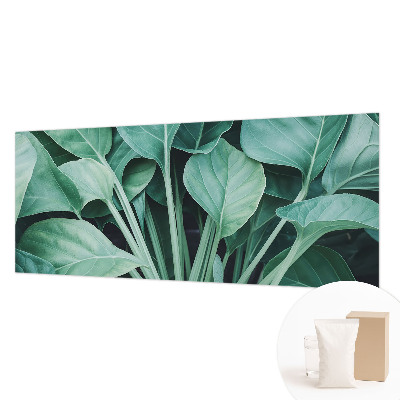 Vliestapete fürs Schlafzimmer mit grünem Naturmotiv