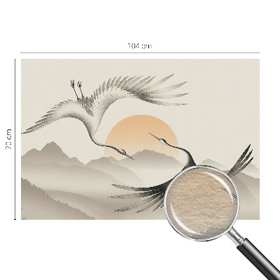 Bedruckte Vlies-Fototapete Ostkräne