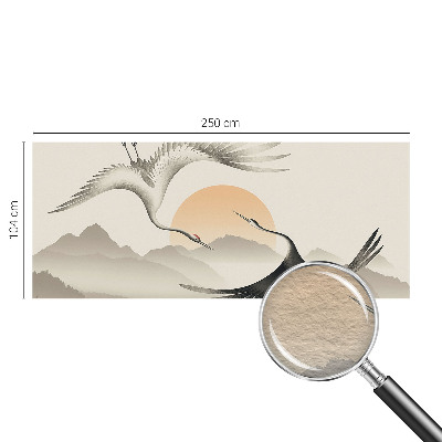 Bedruckte Vlies-Fototapete Ostkräne