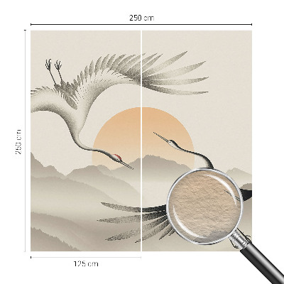 Bedruckte Vlies-Fototapete Ostkräne