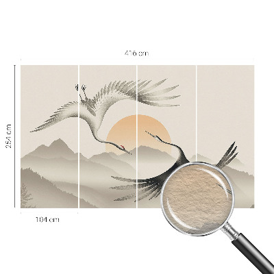 Bedruckte Vlies-Fototapete Ostkräne