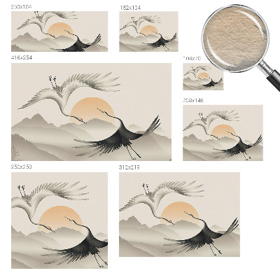 Bedruckte Vlies-Fototapete Ostkräne