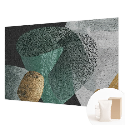 Wand-Fototapete mit abstrakter Geometrie