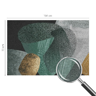 Wand-Fototapete mit abstrakter Geometrie