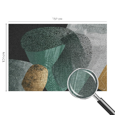 Wand-Fototapete mit abstrakter Geometrie