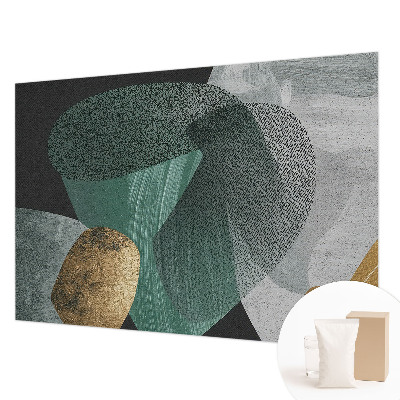 Wand-Fototapete mit abstrakter Geometrie