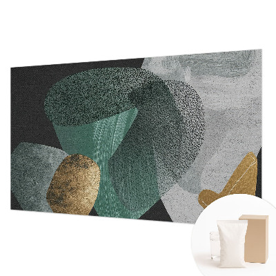 Wand-Fototapete mit abstrakter Geometrie