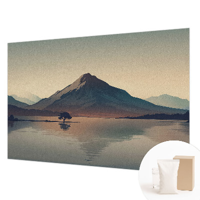 Dekorative Wand-Fototapete mit Motiv einer Berglandschaft