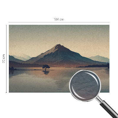 Dekorative Wand-Fototapete mit Motiv einer Berglandschaft