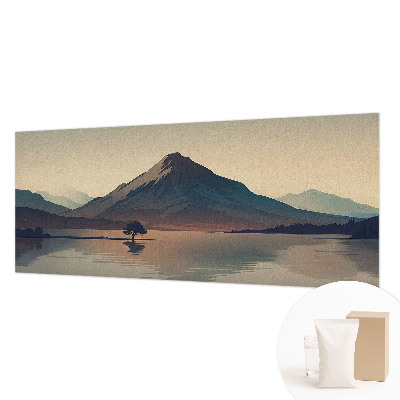 Dekorative Wand-Fototapete mit Motiv einer Berglandschaft