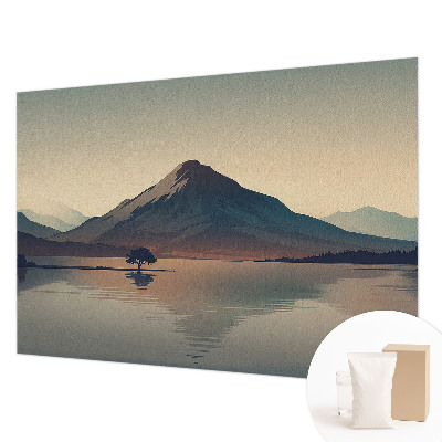 Dekorative Wand-Fototapete mit Motiv einer Berglandschaft