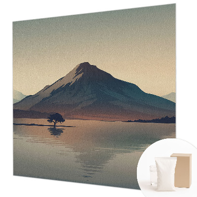 Dekorative Wand-Fototapete mit Motiv einer Berglandschaft