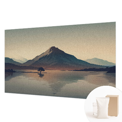 Dekorative Wand-Fototapete mit Motiv einer Berglandschaft