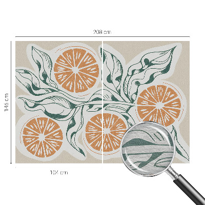 Fototapete nach Maß Fruchtmuster