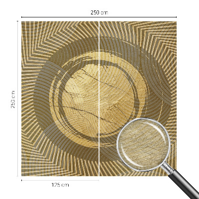 Wandtapete Strahlende Linien